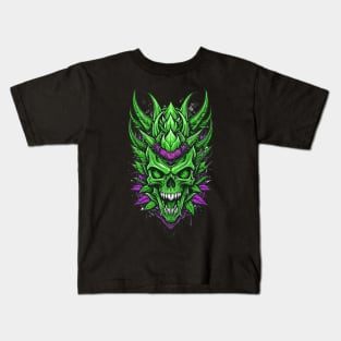 Green Skull Kids T-Shirt